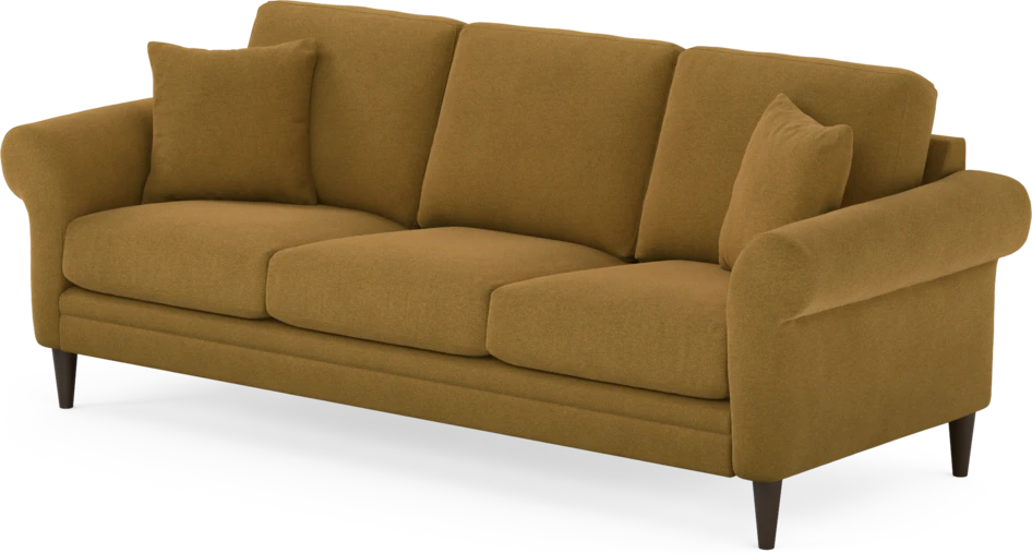 Eden - 3-sits soffa - Gul