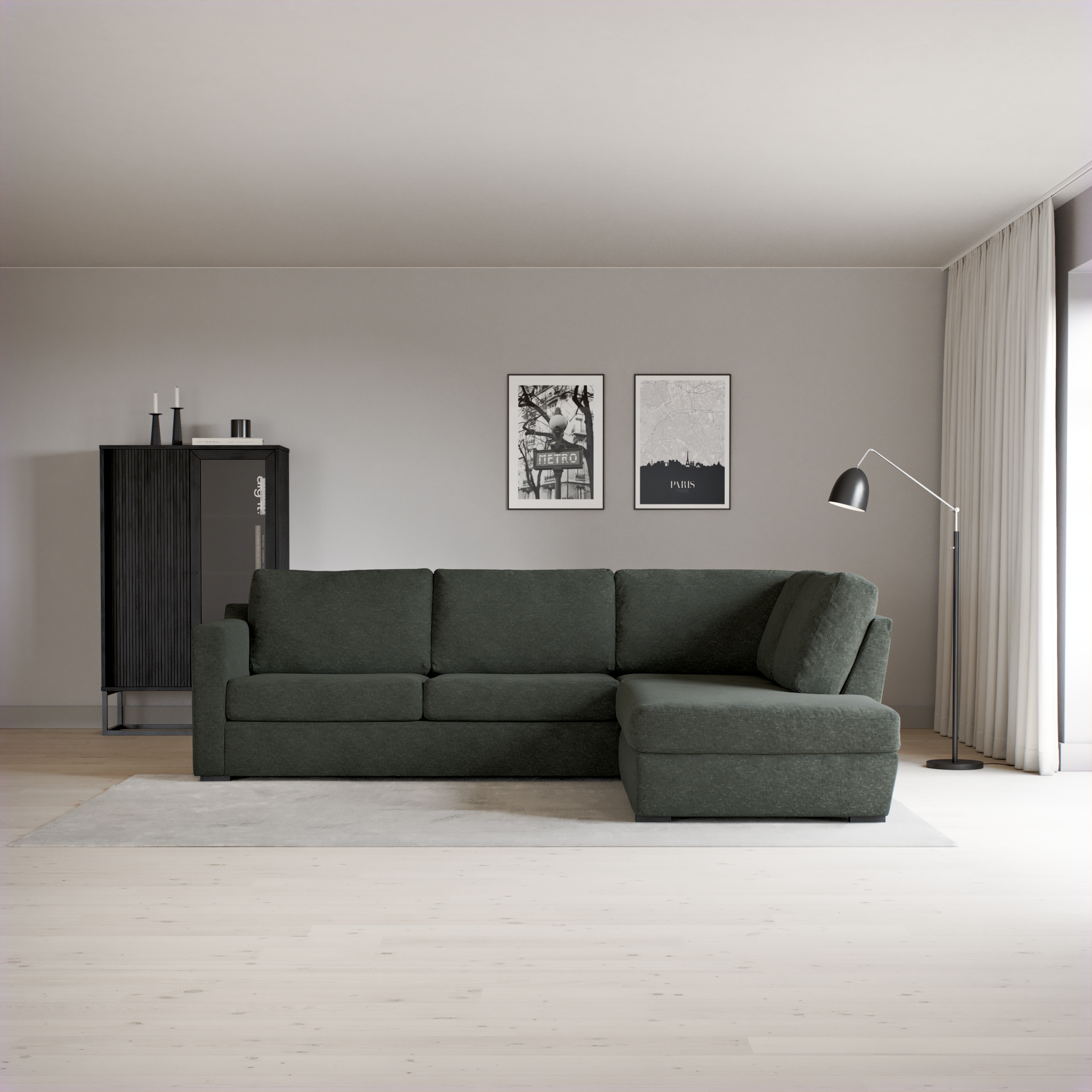 Friday - 2,5-sits soffa med divan höger - inspiration