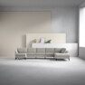 County - 4-sits soffa med schäslong vänster och divan höger - Beige