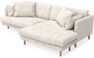 Harper - 4-sits med schäslong XL höger - Beige