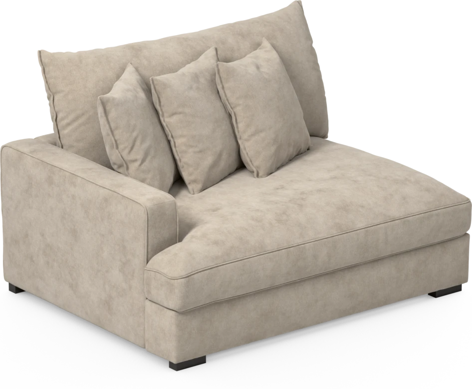 Rossi - 2-sits med armstöd vänster - Beige