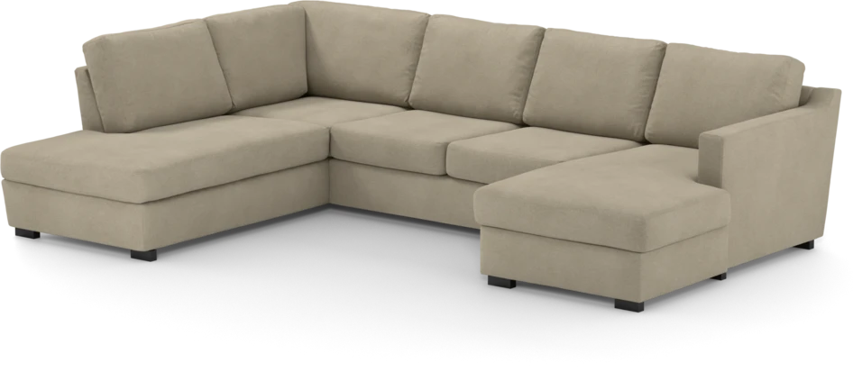Friday - 3-sits soffa med divan vänster och schäslong höger - Beige