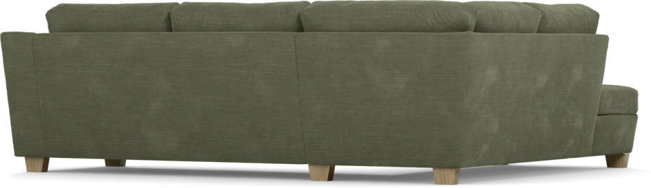 Friday - 2,5-sits soffa med divan vänster - Grön