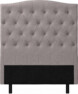 Delux Välvd - Sänggavel, 90-210 cm - Grå