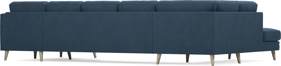 Eden - 3-sits soffa med divan vänster och schäslong höger - Blå