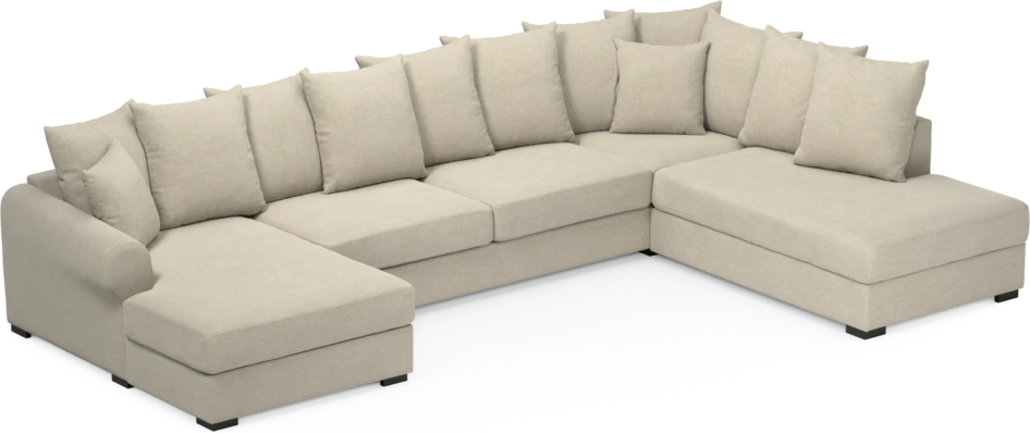 Town - 3-sits soffa med divan höger och schäslong vänster - Beige