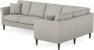 Eden - Hörnsoffa, 3+1-sits - Grå
