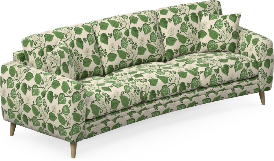 Eden - 3-sits soffa svängd - Flerfärgad