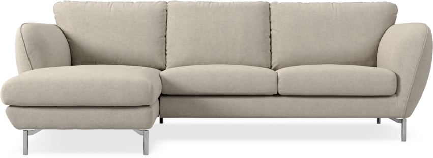 Madison Lux - 2-sits soffa med schäslong vänster - Beige