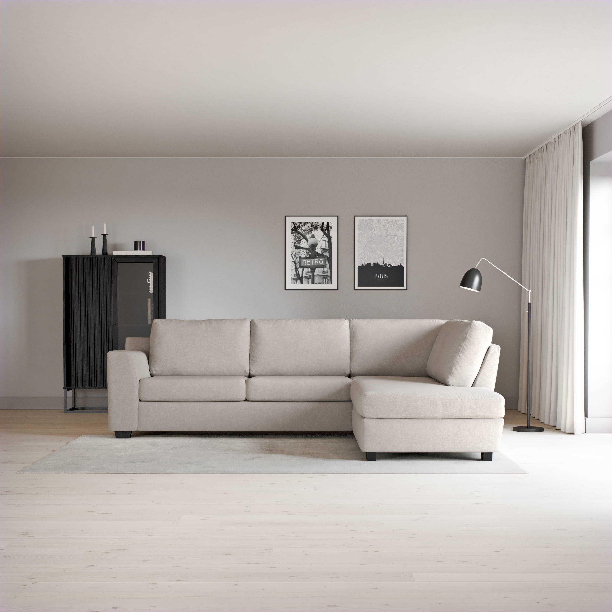 Friday - 2,5-sits soffa med divan höger - inspiration