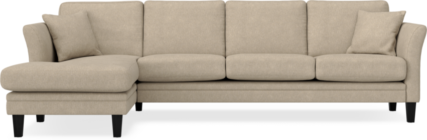 Eden - 3-sits soffa med schäslong - Beige