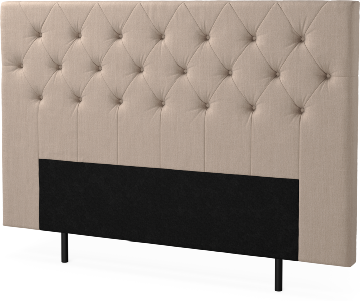 New York pikerad - Sänggavel, 90-210 cm - Beige