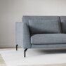 Willow - 3-sits soffa med divan vänster, fast klädsel - Blå
