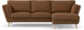 Madison Lux - 2-sits soffa med schäslong höger - Brun