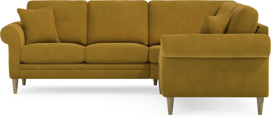 Eden - Hörnsoffa, 2+2-sits - Gul