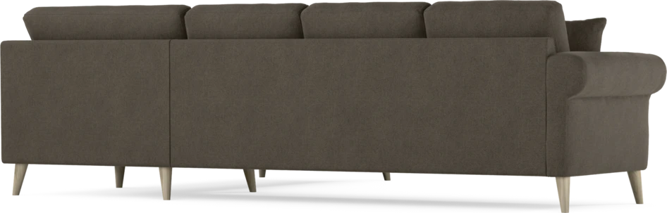 Eden - Hörnsoffa, 3+2-sits - Brun