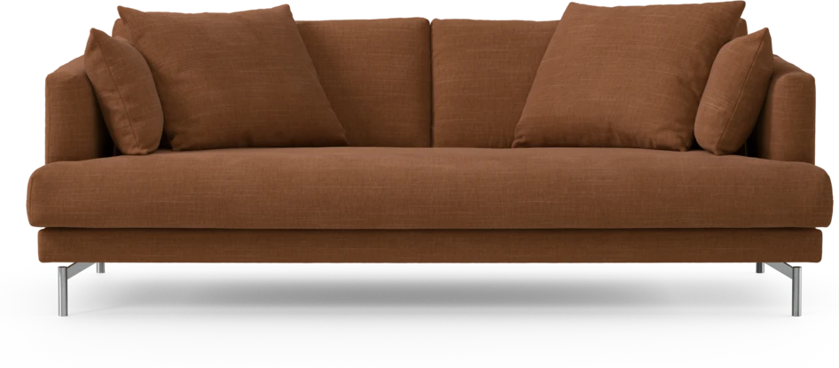 Harper - 3-sits soffa, hel dyna - Orange
