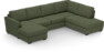 Friday - 3-sits soffa med schäslong vänster och divan höger - Grön