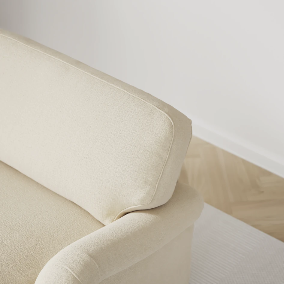 Oxford - 3-sits soffa svängd - Beige
