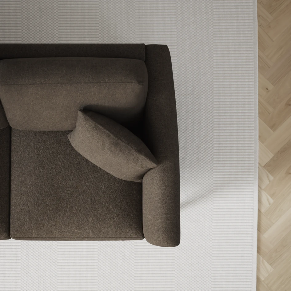 Eden - 2-sits soffa - Brun