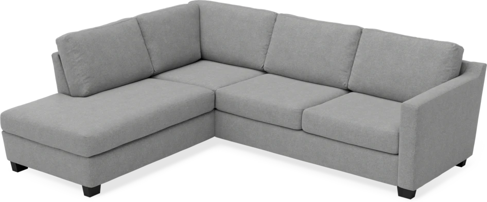 Friday - 2,5-sits soffa med divan vänster - Grå