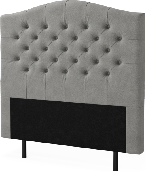 New York välvd - Sänggavel, 90-210 cm - Grå