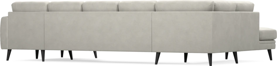 Eden - 3-sits soffa med divan vänster och schäslong höger - Grå