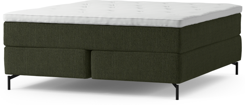 Delux Dream - Kontinentalsäng, dubbelsäng med bäddmadrass och sängben