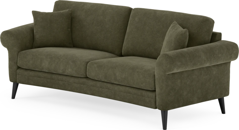 Eden - 2,5-sits soffa svängd - Grön