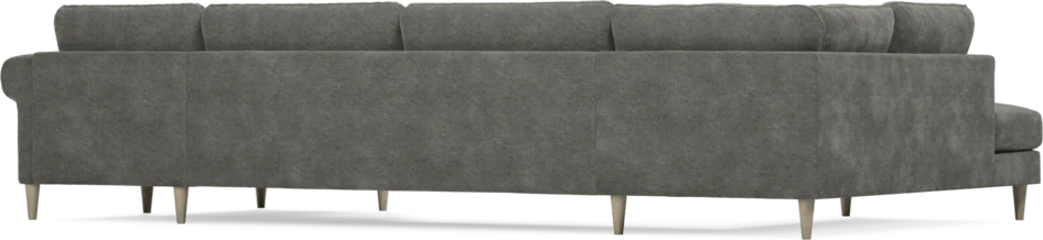 Bridge - 3-sits soffa med divan vänster och schäslong höger - Grå