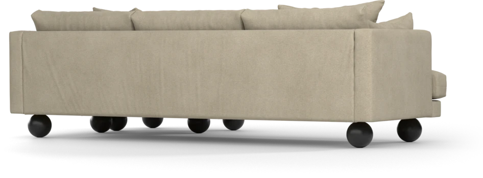 Harper - 4-sits med schäslong höger  - Beige