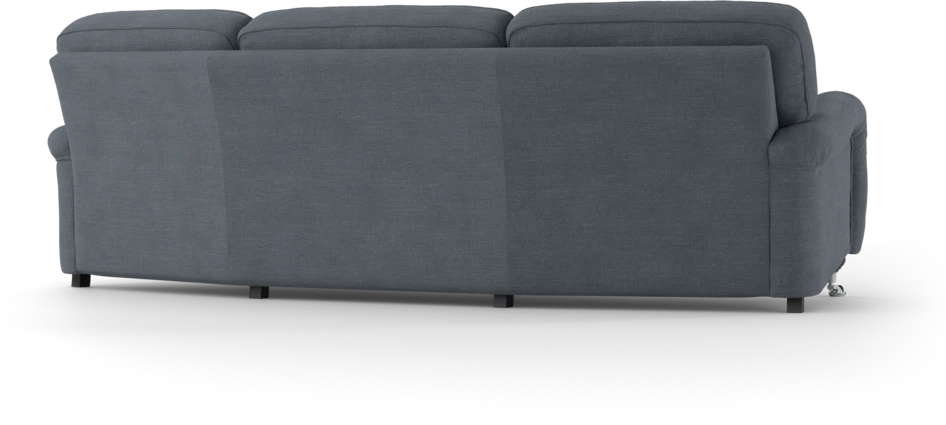 Oxford - 3-sits soffa svängd - Blå