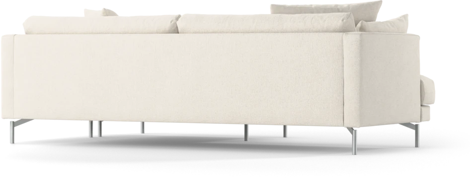 Harper - 4-sits med schäslong XL höger - Vit