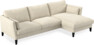 Winston - 3-sits soffa med schäslong, vändbar - Beige