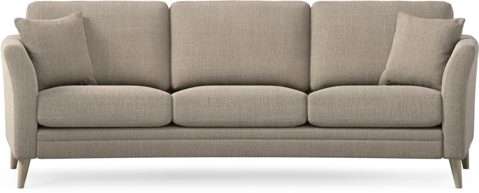 Eden - 3-sits soffa svängd - Beige