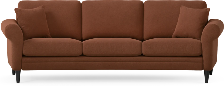Eden - 3-sits soffa svängd - Orange