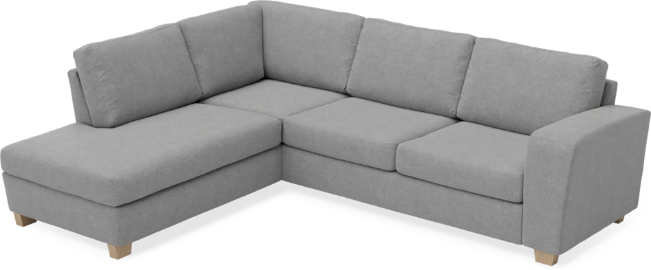 Friday - 2,5-sits soffa med divan vänster - Grå