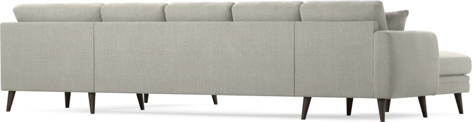 Eden - 3-sits soffa med schäslong vänster och divan höger - Grå