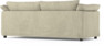 Cherrie - 2,5-sits soffa, hel dyna och kappa - Beige