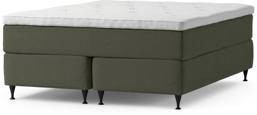 Delux Dream - Kontinentalsäng, dubbelsäng med bäddmadrass och sängben