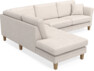 Eden - 2,5-sits soffa med divan - Beige