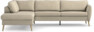 County - 2,5-sits soffa med divan vänster - Beige
