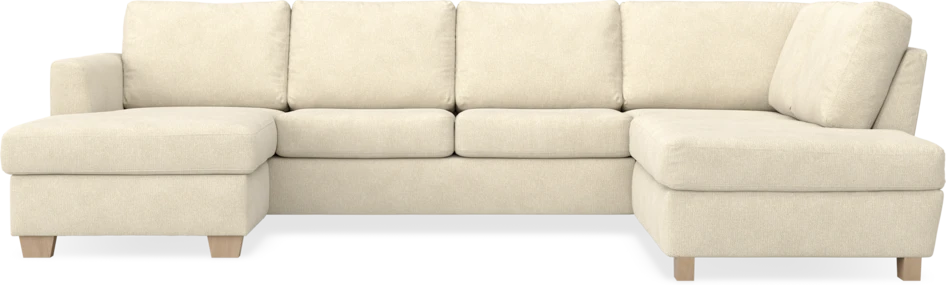 Friday - 3-sits soffa med schäslong vänster och divan höger - Beige