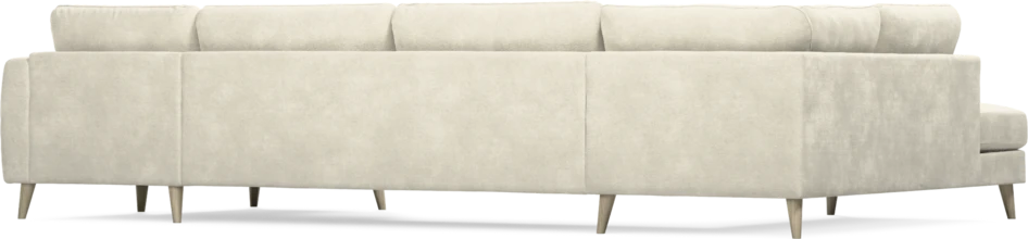 Bridge - 3-sits soffa med divan vänster och schäslong höger - Vit