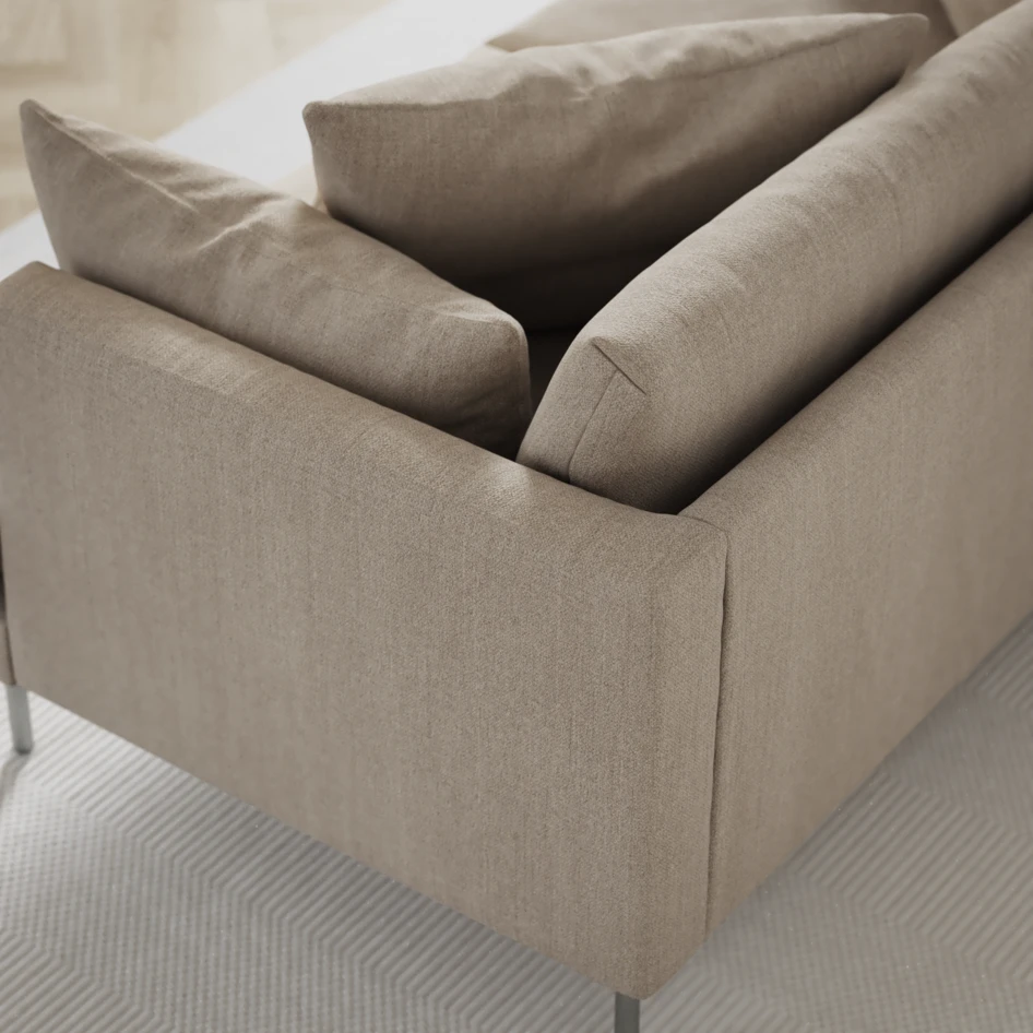 Harper - 4-sits med schäslong vänster - Beige
