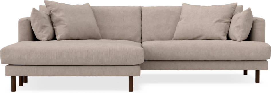 Harper - 4-sits med schäslong XL vänster - Beige