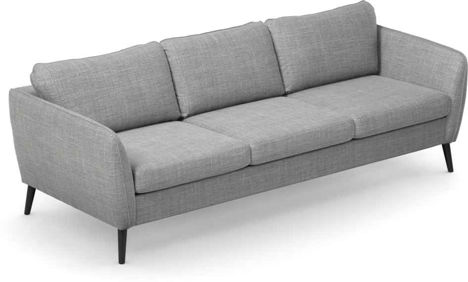 County - 3-sits soffa - Grå