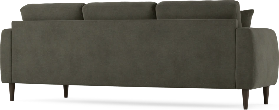 Eden - 3-sits soffa svängd - Grå