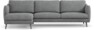 Madison Lux - 3-sits soffa med schäslong vänster - Vit