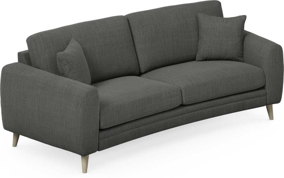 Eden - 2,5-sits soffa svängd - Grå